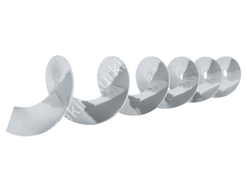 304 Paslanmaz 80 Mm Çap Çekme Yaprak Helezon