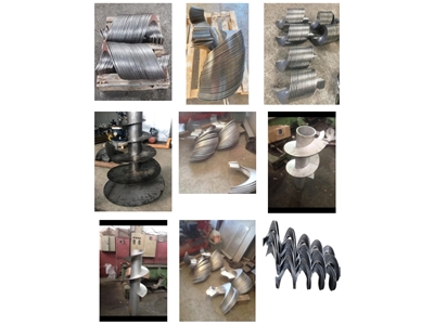 304 Stainless 350 Mm Diameter Draw Leaf Auger - 1