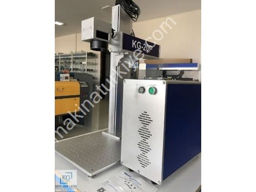 20 Watt Mavi Portatif Fiber Lazer Markalama Makinası
