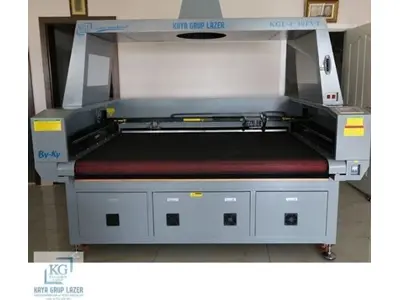 100x180 cm Tepeden Kameralı Konveyörlü Lazer Kesim Makinası