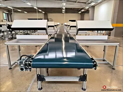 Konveyör Bant Sistemi Ve Konveyör Montaj Masaları