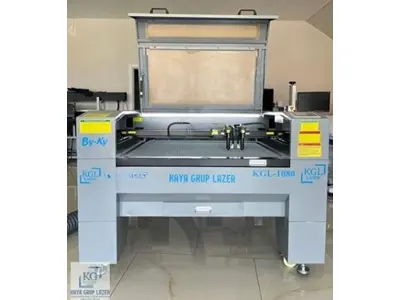 80x100 cm Çift Kafa Co2 Lazer Kesim Makinası