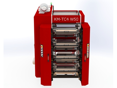 150mt/Dk Baskı Hızı Kule Tip Flexo Baskı Makinası - 7