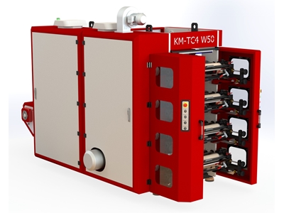 150mt/Dk Baskı Hızı Kule Tip Flexo Baskı Makinası - 1