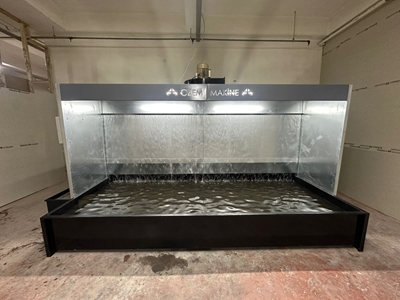 Su Perdeli Elektrostatik Yaş Boyama Kabini - 4