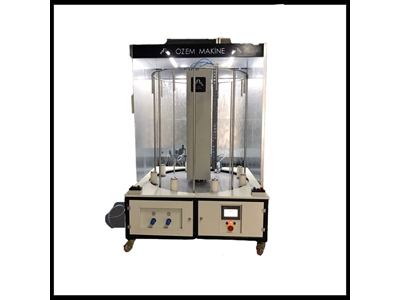 Sekiz İstasyonlu Elektrostatik Yaş Boya Kabini - 0