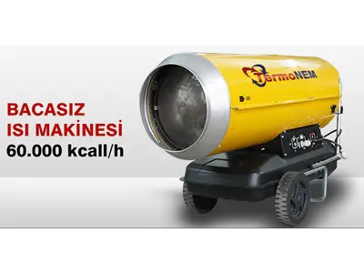 60.000 kCal/h Emissionsfreier Heißlufterzeuger