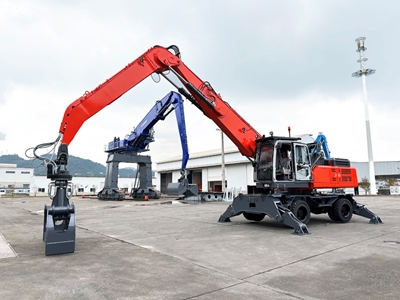 35 Ton Wheel Hydraulic Material Handler - 3