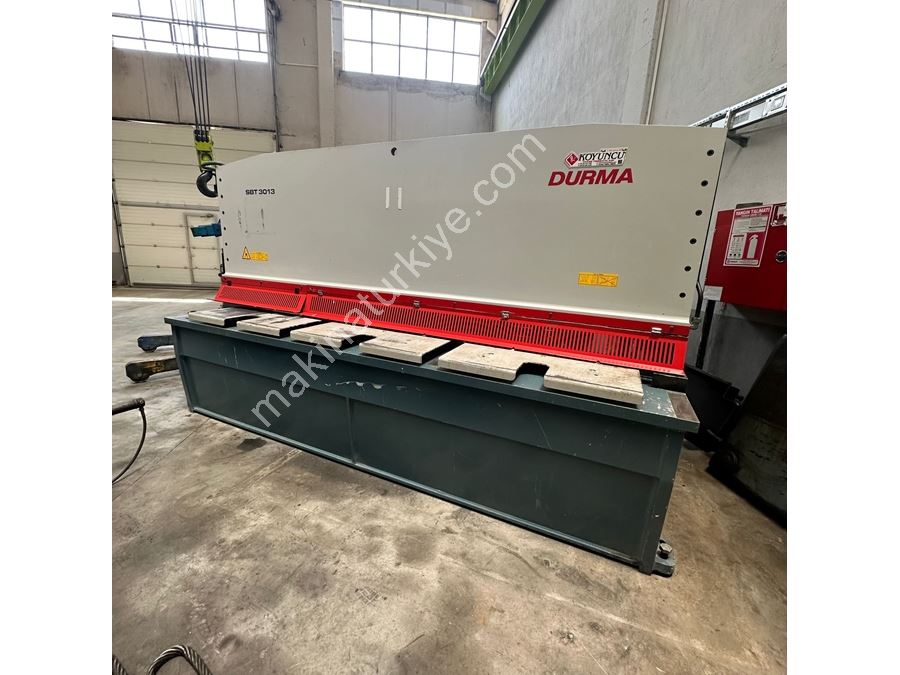 Durmazlar Marka 3X13 Mm Nc Hidrolik Giyotin Makas