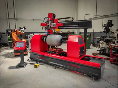 Sevo Control Laser-Tracked Circular Welding Machine