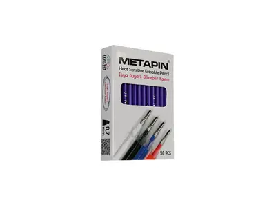 Metapin İçi Mavi (0.7 Mm) - 50 Adet Isı İle Silinebilen Uçan Refill Kalem