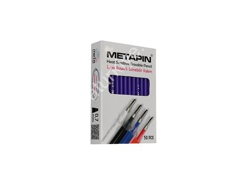 Metapin Heat Erasable Flying Refill Pen Core Blue (0.7 Mm) - 50 Pieces