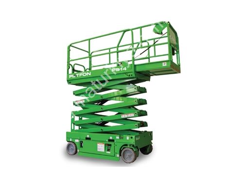 320 Kg 14 Metre Personel Yükseltici Makaslı Platform