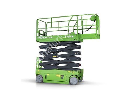 320 Kg 16 Metre Personel Yükseltici Makaslı Platform