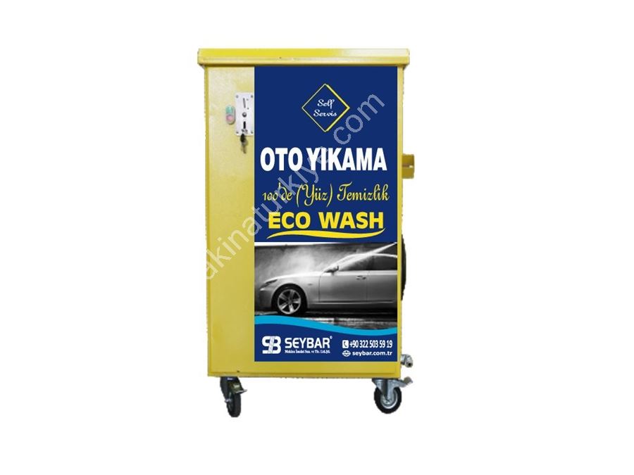 200 Bar Sheet Metal Self-Service Token and Coin-operated Car Wash Machine