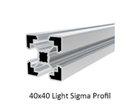 40X40 Light Sigma Alüminyum Profil