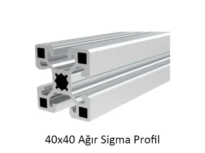 40X40 Ağır Sigma Alüminyum Profil