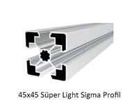 45X45 Ultra Light Sigma Alüminyum Profil