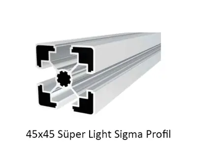 45X45 Ultra Light Sigma Alüminyum Profil