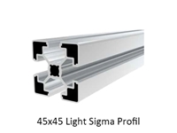 45X45 Light Sigma Alüminyum Profil