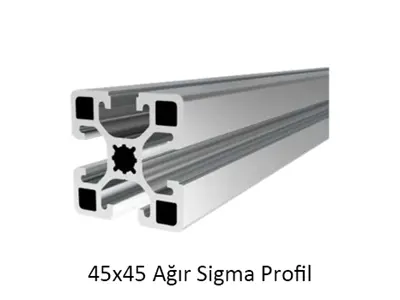 45x45 Ağır Sigma Alüminyum Profil