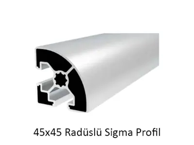 45X45 Radüslü Sigma Alüminyum Profil