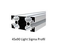 45X90 Light Sigma Alüminyum Profil