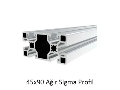 45×90 Ağır Sigma Alüminyum Profil