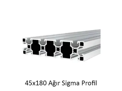 45×180 Ağır Sigma Alüminyum Profil