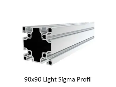 90X90 Light Sigma Alüminyum Profil