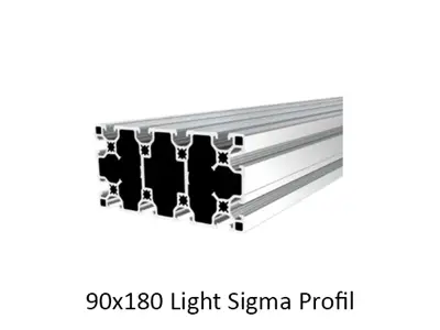 90×180 Light Sigma Alüminyum Profil
