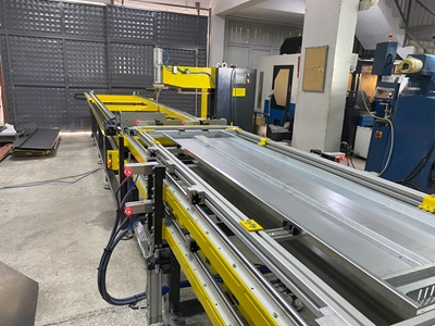 120 kVA CNC Çelik Kapı / Asansör Kapı İmalat Makinesi - 6