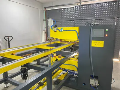 120 Kva Cnc Steel Door / Elevator Door Manufacturing Machine