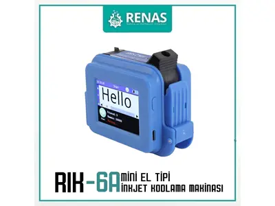 Mini El Tipi İnkjet Tarih Kodlama Makinası