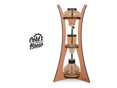 4 Litre Wood Table Cold Brew Makinesi
