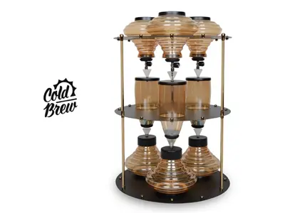 3x4 Litre İron Table Trio Cold Brew Makinesi