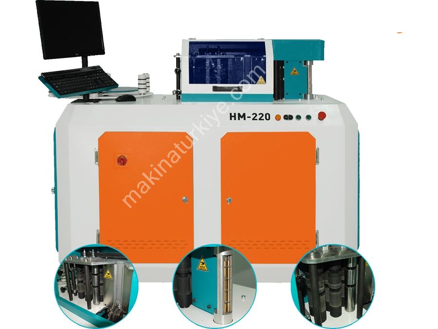 20-150 mm Edelstahl- und Aluminium-Box-Buchstaben-Biegemaschine