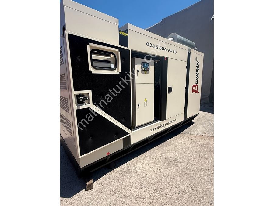 2026 Model Berksan 275 kva Dizel Jeneratör – K.sdec/Shangai İ Motor / Kabinli / Otomatik / Sıfır