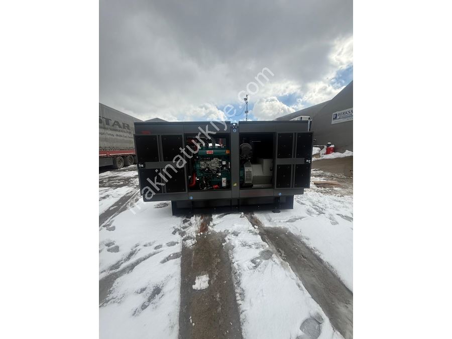 135 kVA Dizel ses izalasyon kabinli optomatik transfer panolu 