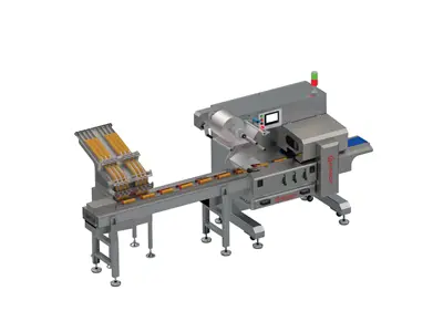 Magazin Besleme Sistemli Tam Otomatik Flowpack Paketleme Makinaları