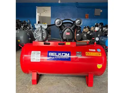 200 Litre, Sıfır Monofaze Volt Marka 3 Hp Yerli Motorlu Kompresör