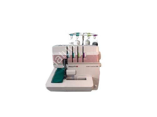 Acme 4 İplikli Ev Tipi Overlok Dikiş Makinesi Pembe