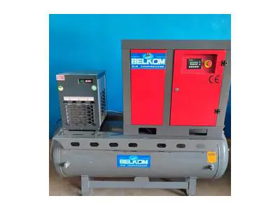 500 Lt 7.5 Kw 10 Hp I Tank Top Screw Compressor Set
