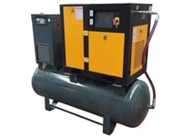 7.5 Kw 500 Lt 10 Hp İnvertörlü Depo Üstü Set Vidalı Kompresör