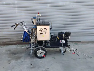 Machine de traçage de lignes routières RXPH 200 EL à propulsion et conducteur mobile
