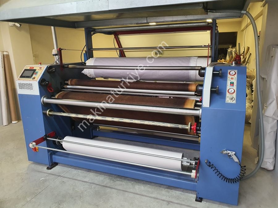 Tm 1800 / Tc-405 Metraj Kumaş Kağıt Transfer Baskı Sublimasyon Kalender Makinesi