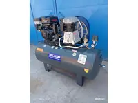 300 Litre, 15 Hp Benzinli Marşlı, 5900 İtalyan Abac Kafalı 12 Bar Sıfır Yol Yardım Kompresörü
