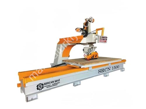 Dönerbaşlıklı Mermer Ve Granit Kesim Makinası / Kapalı Ray
