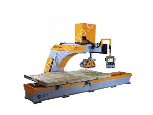 Dönerbaşlıklı Mermer Ve Granit Kesim Makinası Hidrolik Damperli 4 Tarafa 45 Full...