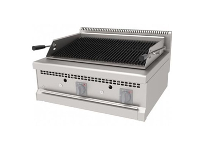 60x70 cm Doğalgazlı Su Çekmeceli Döküm Amerikan Izgara - 0